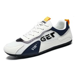 De nouvelles chaussures pour hommes d'été, des chaussures en cuir sportives et décontractées, des chaussures légères, respirantes, basses, tendance et polyvalentes pour hommes