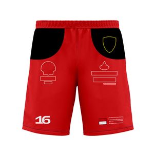 Short d'été pour hommes, combinaison de course F1, équipe n°16 et n°55, short de pilote, pour fans, nouvelle collection été 2023