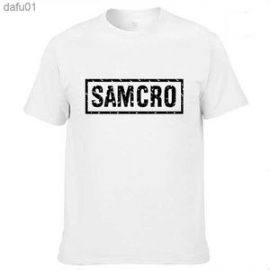 Nieuwe Zomer mannen T-Shirt SOA Sons Of Anarchy Het Kind SAMCRO Hoge Kwaliteit Katoen Ronde Hals Fashion Casual mannen T-Shirt L230520