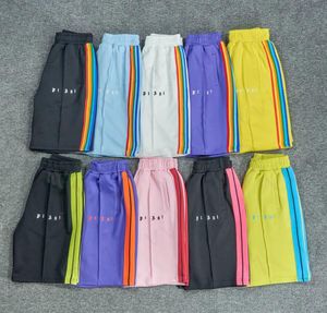 Nuevo verano Pantalones cortos de diseñador para hombre Palmsangel Hombres Mujeres Marea Algodón PA Deportes Pantalón corto Ropa Impresión de letras de malla unisex Ropa deportiva de cinco puntos Ropa de playa