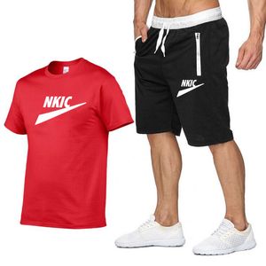 Nuevos chándales de verano de gran tamaño para hombre, ropa deportiva, camiseta, pantalones cortos, ropa informal, deportes de Fitness, conjuntos de 2 piezas, chándal xs-2xl para hombre