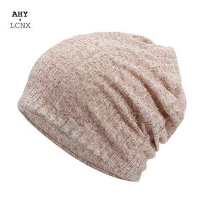 Nieuwe zomer lente mannen dames tulband hoed slouchy beanie mesh ademend katoen hoed mutsen gebreide cap vrouwelijke mannelijke gorros bone y21111