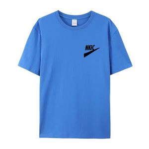 Nouveau été Streetwear décontracté ample hommes t-shirt coton col rond imprimé à manches courtes haut survêtement gymnastique entraînement mode vêtements de sport