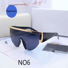 Nouvelles lunettes de soleil d'été conduisant des lunettes de soleil pour hommes femme plage 0019 6 couleurs en option hautement qualité 224f