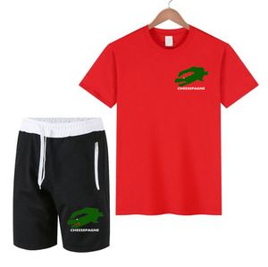 Nouveau T-shirt d'été hommes vêtements de sport amples à manches courtes T-shirt shorts pantalons de sport jogging décontracté vêtements pour hommes