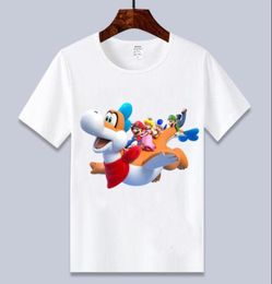 nieuwe Zomer trendy kinderen039s kleding cartoon karakter mannen en vrouwen kinderen kinderen039s T-shirt ronde hals korte sleev7547685