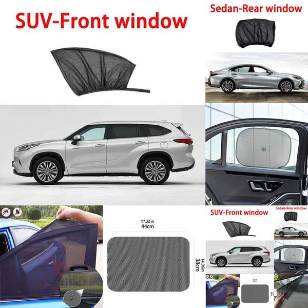 Nuevo bloque Sun Bloque anti-UV Pegatizas de Sunshade Sun Window Glass Cortina Sol Aislamiento Aislamiento Sol Tooof Film Shade