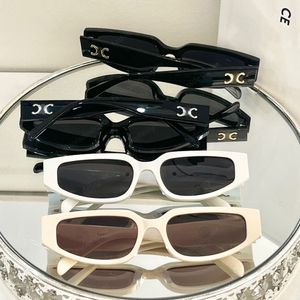 Nouveau concepteur de lunettes de soleil pour femmes lunettes de soleil design lunettes rectangulaires avec étui 11 modèle de cadre en acétate CL 40269 lunettes de soleil classiques rétro yeux de chat hommes meilleure qualité