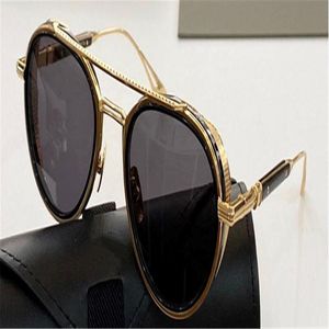 Nouvelles lunettes de soleil Men des conceptions de lunettes rétro en métal épiluxu pilote japonais boutique faite à la main classique UV 400 verres de qualité supérieure 292Z
