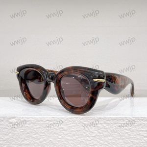 Nouvelles lunettes de soleil hommes lunettes lunettes de soleil de créateur pour femmes lunettes oeil de chat cadre Top qualité Occhiali rond Da Sole LW40118I