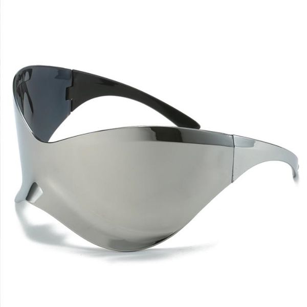 NUEVAS gafas de sol Unisex Ciclismo Gafas de sol Sin montura Anti-UV Gafas Montura de gran tamaño Gafas Gafas 8 colores