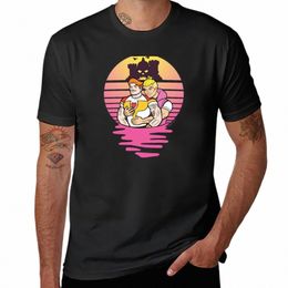 Nouveau Sunset Boys T-shirt Anime T-shirt Tops mignons T-shirt uni T-shirt T-shirts noirs pour hommes M1pJ #