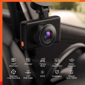 Nouveau Super Night Vision 3.0 pouces Enregistreur de caméra HD1080P Dash Cam Dvr 170 ° CAR CAMERA Black Box G-sensor Loop Car Dash Camera