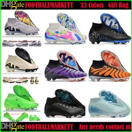 Nuevo Superflyes IX Elite FG Zapatos de fútbol Botas Tacos para hombres Mujeres Niños Tobillo alto Mercuriales fútbol de crampones scarpe da calcio Fussballschuhe botas futbol 2024