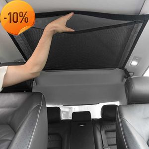 Nieuwe SUV -auto plafond opslag Net Pocket Car Dak Bag Interieur Cargo Net Ademende mesh Bag Auto opbergen opgeruimde interieuraccessoires