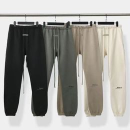 Nouveaux pantalons de survêtement * Double fil ESSESS flocage lettre ample plus polaire pantalons de survêtement décontractés tendances S-XL