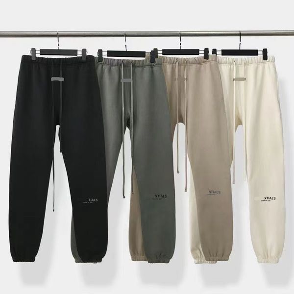 Nouveaux pantalons de survêtement * Double fil ESSESS flocage lettre ample plus polaire pantalons de survêtement décontractés tendances S-XL