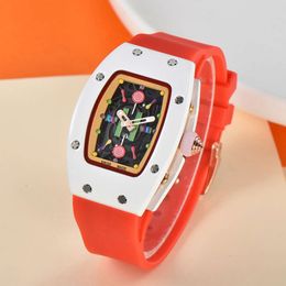 Nieuw lief stijl student cartoon lolly themaontwerp, klein formaat quartz uurwerk trendpolshorloge