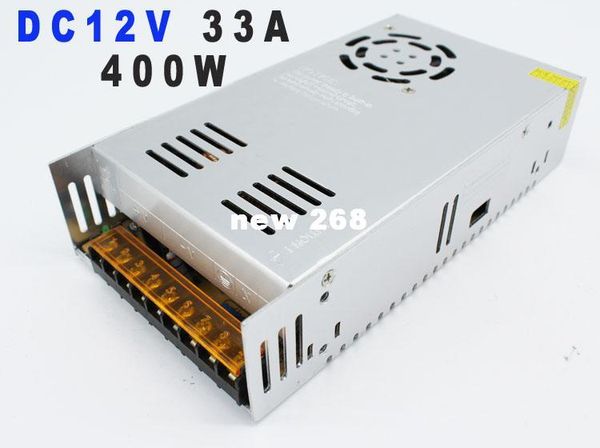 Livraison gratuite nouvelle alimentation de commutateur pour affichage de bande lumineuse à LED 12V 33A 400W bloc d'alimentation AC110V 220V à ups 12v