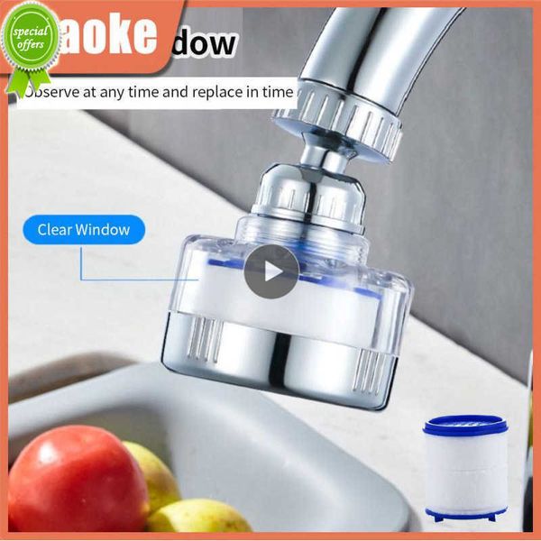 Pulvérisateur d'eau à tête pivotante, filtre à eau, barboteur d'évier de cuisine, connecteur de robinet rotatif, filtre à eau anti-éclaboussures, buse réglable