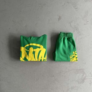 Nieuwe Synaworld teampak groene linnen hoodieset