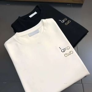 Nieuwe t -shirt designer t -shirt loeweshirt borduurwerk topkwaliteit katoen met korte mouwen luxe streetwear t -shirts