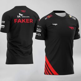 Nieuwe T1 Team LPL IG RNG TES WE FPX MISSEN SKT Jersey LOL E-Sports Uniform Zomer verovering T-shirt met korte mouwen