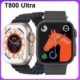 Nuevo T800 Ultra Bluetooth Call Heart Rife y Monitoreo de presión arterial Smartwatch en inglés