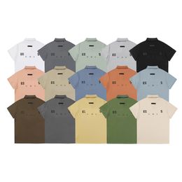 Nouveau T881231 Essentialsweatshirts Designer T-shirt Hommes Femmes T-shirts de qualité supérieure High Street Hip Hop View Polo T-shirts T-shirt S-XL