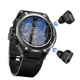 Nouvelle montre intelligente T92 Pro TWS Bluetooth casque trois-en-un appel enregistrement de musique montre de sport