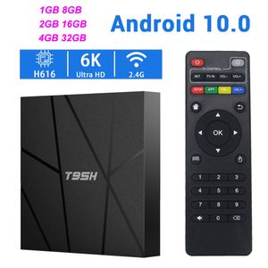 Novo T95H Android 10.0 Smart TV Box Allwinner H616 4GB RAM 32GB ROM 2.4G Wifi 6K HD Set Top Box pk T95 TVBOX