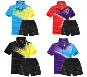 Nouveaux vêtements de tennis de table vêtements chemises et shorts Badminton hommes femme chemise de sport respirant séchage rapide 8998477