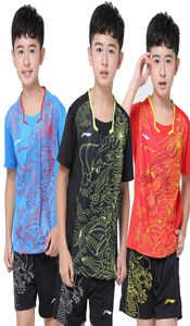 Nouvelles vêtements de tennis de table pour enfants Badminton Clothes012344384656