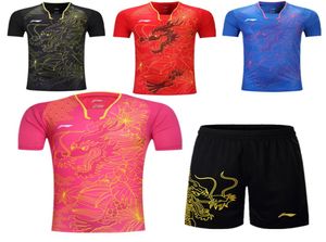 Nouvelle chemise de tennis de table costume short hommes femmes t-shirt de tennis absorbant la sueur vêtements respirants 4445285