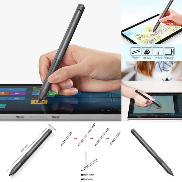 Stylet magnétique actif pour tablette, sensible à la pression 4096, compatible Bluetooth, compatible avec Lenovo Yoga 520 530 720 C730 C740 920, nouveau