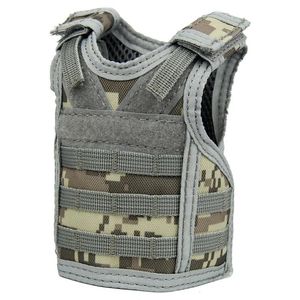 Nieuwe tactische kerstbierfles biervest Cover militaire mini molle vest persoonlijke flesdrank set verstelbare schouderbanden voor