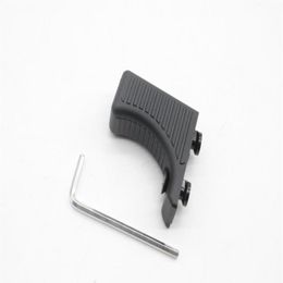 Nieuwe Tactical Hand stop Voor Keymod Handguard Systeem Foregrips Aluminium Zwart Handstop Schuine 7716039284o