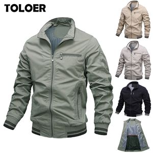 Veste tactique mâle à manches longues Bomber Soldats militaires Vestes Vestes Men de haute qualité Forgo Cargo Windbreaker Pilot Coats 201104