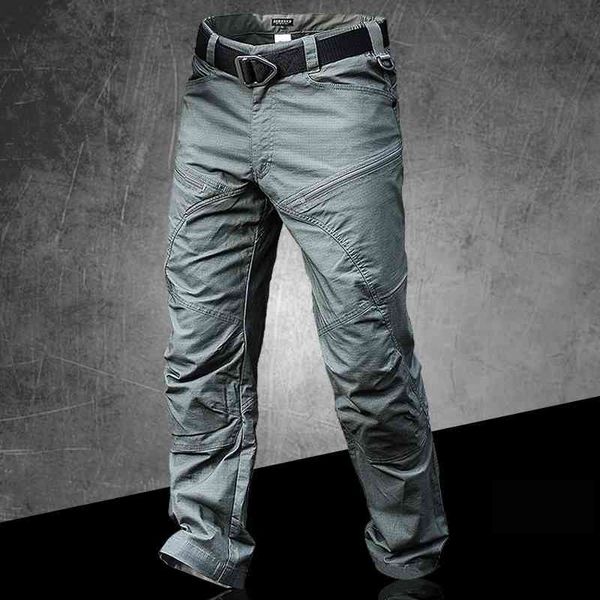 Nouveau pantalon tactique Noir Hommes Cargo Pantalons Trekking Homme Jogger Pantalon Casual Homme Randonnée Santé militaire Streetwear 210406