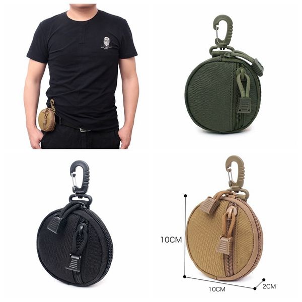 Nouveau sac de portefeuille tactique étanche porte-clés pochette d'argent sac de taille multifonction en plein air pour la chasse