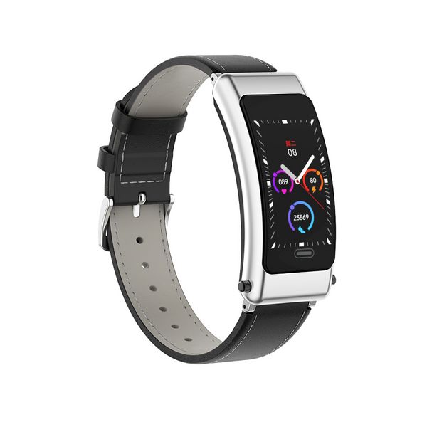 Nueva Talkband Bluetooth Pulsera inteligente Pulseras deportivas portátiles Pantalla táctil Llamada Banda para auriculares Envío gratis Promoción de fábrica