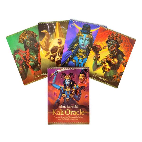 Nouvelles cartes de Tarot Kali Oracle et PDF, guidage de Divination, divertissement, fêtes, Support de jeu de société, livraison directe, 44 pièces