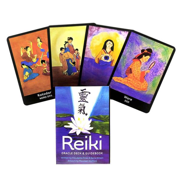 Nouvelles cartes de Tarot Reiki Oracle et PDF Guidance Divination Deck divertissement parties jeu de société Support livraison directe 33 pièces