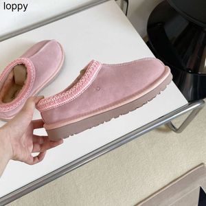 Nieuwe Tasman Slipper laarzen Herfst Winter Australië designer Dames heren Klassiek Tazz Slide Wollen Luxe warme Mini Platform Boot Zachte schoenen sneeuw bjhies