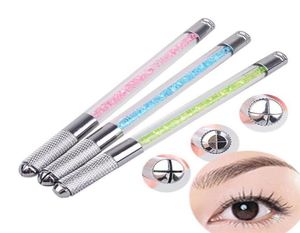 Nouveau stylo de tatouage stylo Microblading Machine à tatouer Tebori maquillage Permanent sourcil tatouage manuel stylo aiguille lame Slot1105973