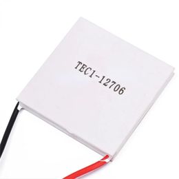 Nuevo TEC1-12706 12V 6A TEC TERMOELECTRIC FIELER PELTIER 40/40 mm nuevo de refrigeración de semiconductores para la refrigeración de semiconductores