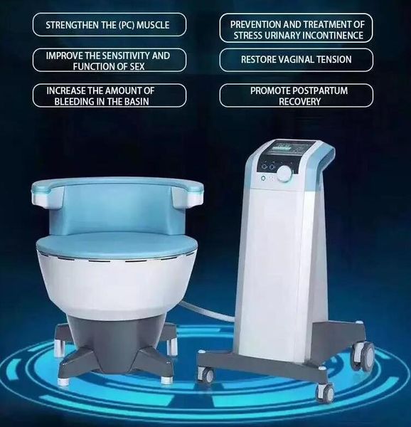 New Tech Magnetic Slimming EM-Chair Repair Muscle du plancher pelvien Post-partum Repaire building Améliorer la sensibilité vaginale de la vessie Promouvoir la machine pour les fuites d'urine