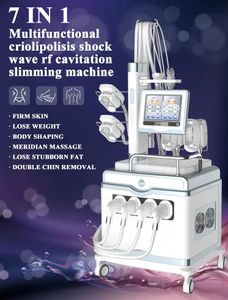 New Tech Multi congélation amincissant la cavitation sous vide onde de choc électromagnétique Soulagement de la douleur musculaire graisse Cryo gel mince élimination de la graisse machine de beauté à ondes de choc