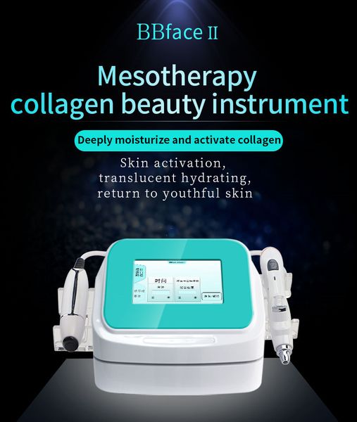 L'instrument de lumière d'eau non invasif BBface II de nouvelle technologie nettoie la peau, élimine les rides, élimine l'acné, blanchit et anti-âge, adapté aux salons de beauté à domicile