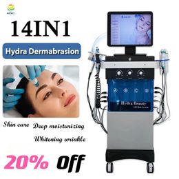 Nieuwe technologie Microdermabrasion 14 In 1 Hydra Beauty Skin System Dermabrasion Machine voor het gebruik van schoonheidssalon